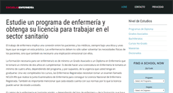 Desktop Screenshot of escuelasenfermeria.com
