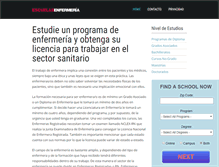 Tablet Screenshot of escuelasenfermeria.com